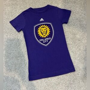 Adidas Kids Purple MLS Orlando City T-Shirt
